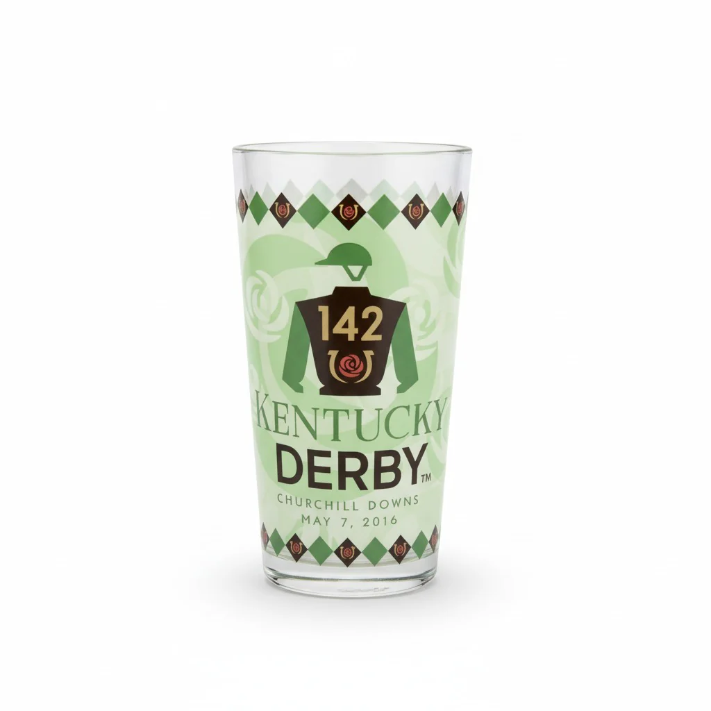 2016 Official 142nd Kentucky Derby Mint Julep Glass