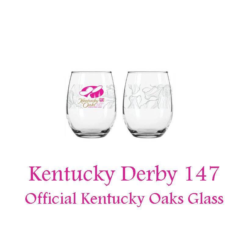 2021 Official 147th Kentucky Oaks Glass
