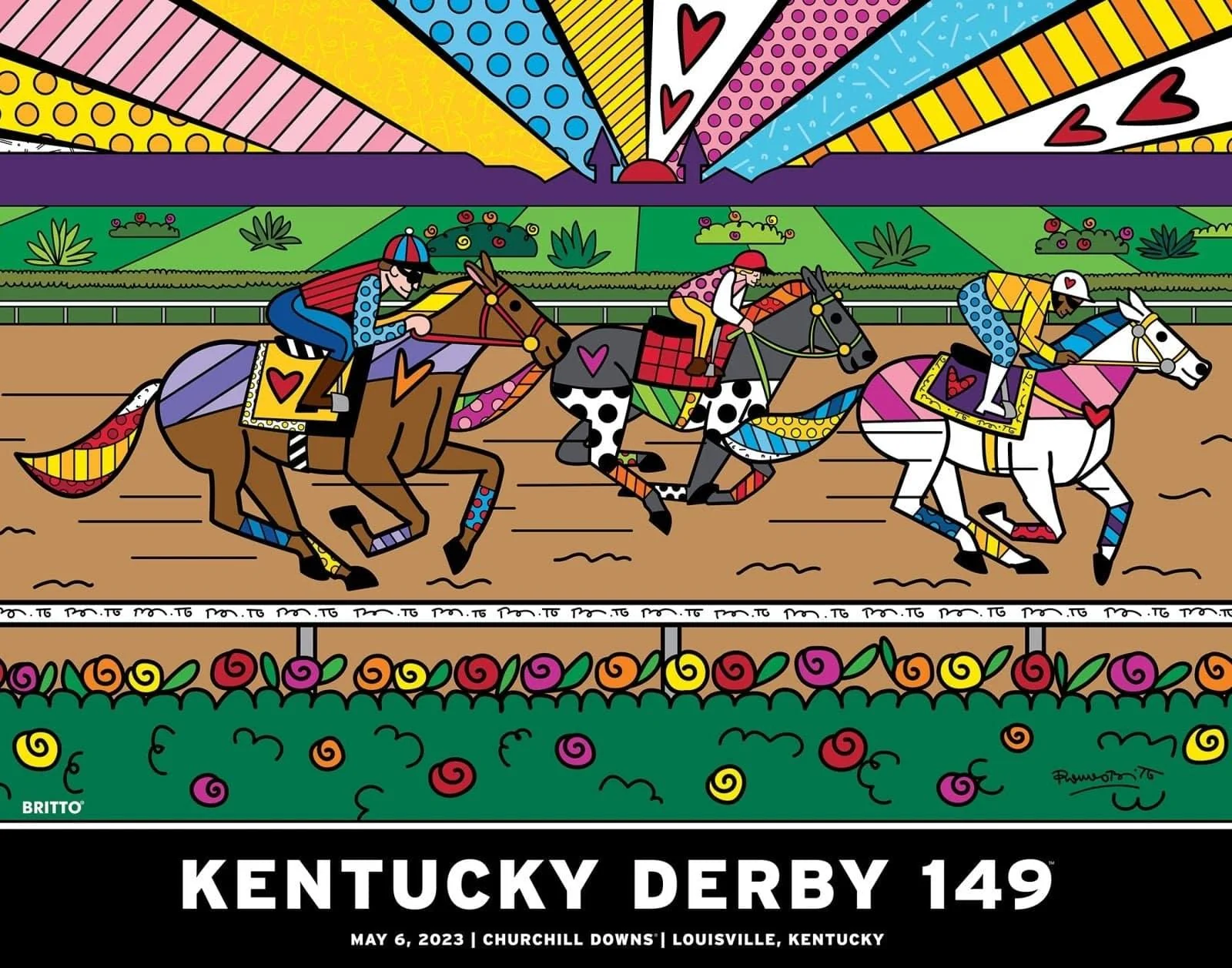 Art of Derby 149 Kentucky Derby Official Poster - Image 3