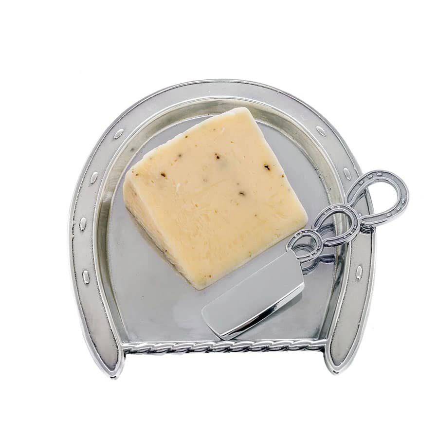 Arthur Court Horseshoe Plate with Server - Image 3
