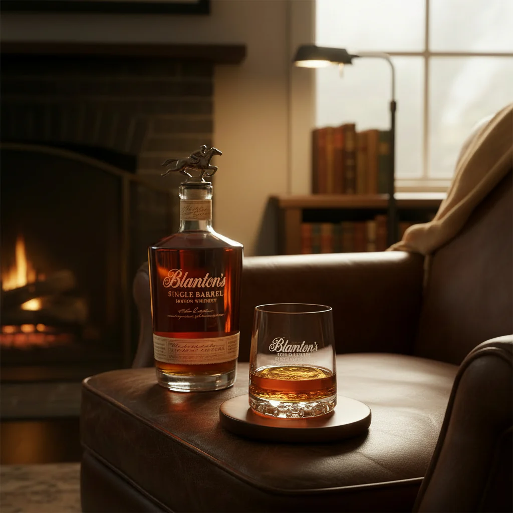 Blanton's Old Fashioned Tundra Rocks Glass | 10.1oz Bourbon Glass - Image 3
