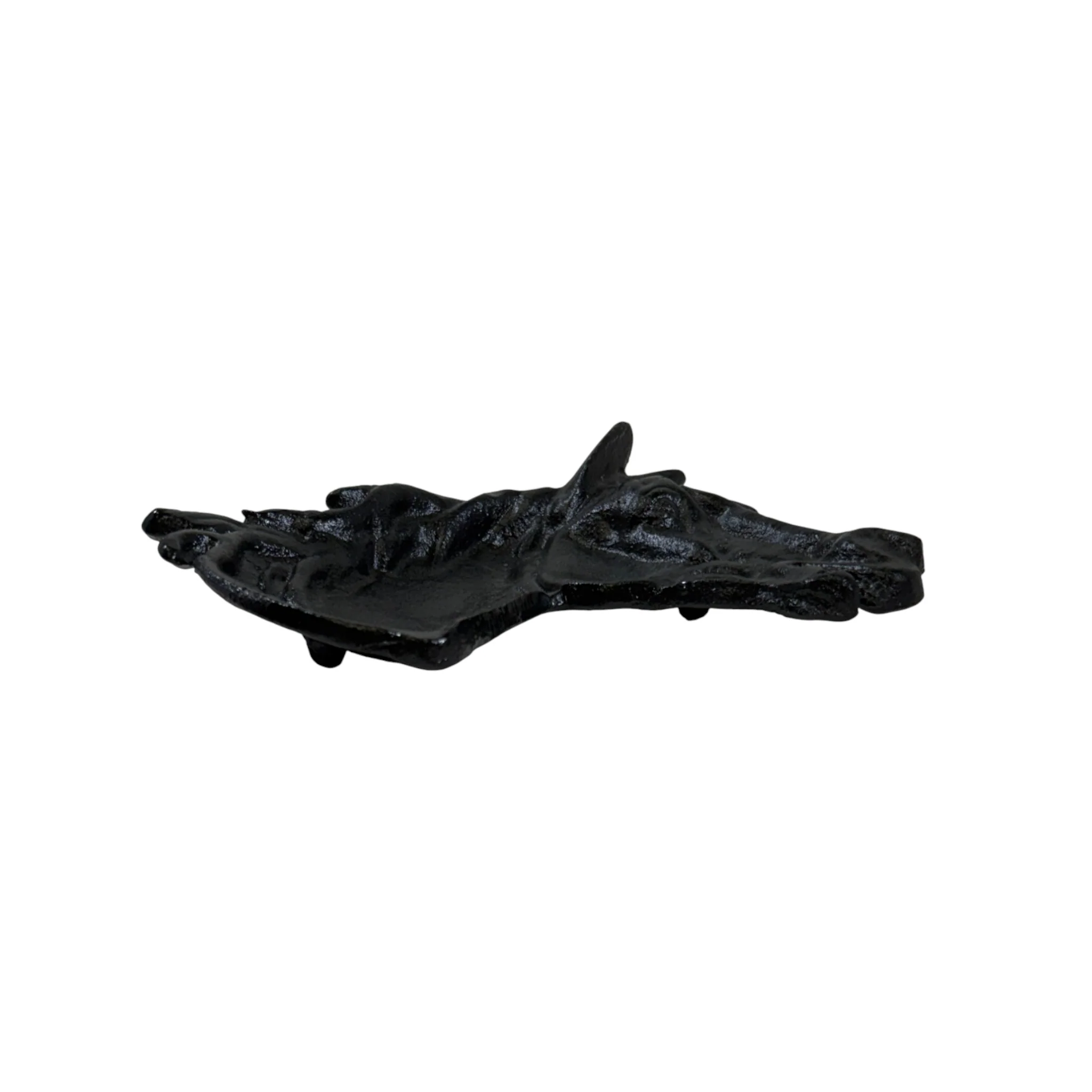 Cast Iron Horse Head Tray - Antique Black Equestrian Decor - Image 4