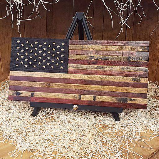 Color Bourbon Barrel Flag RWB Edition