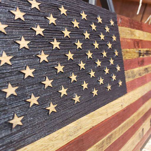 Color Bourbon Barrel Flag RWB Edition - Image 2
