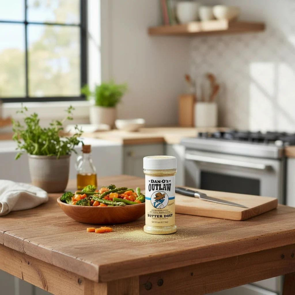 Dan-O's Outlaw Butter Dust Seasoning | Savory Butter Flavor - Image 3