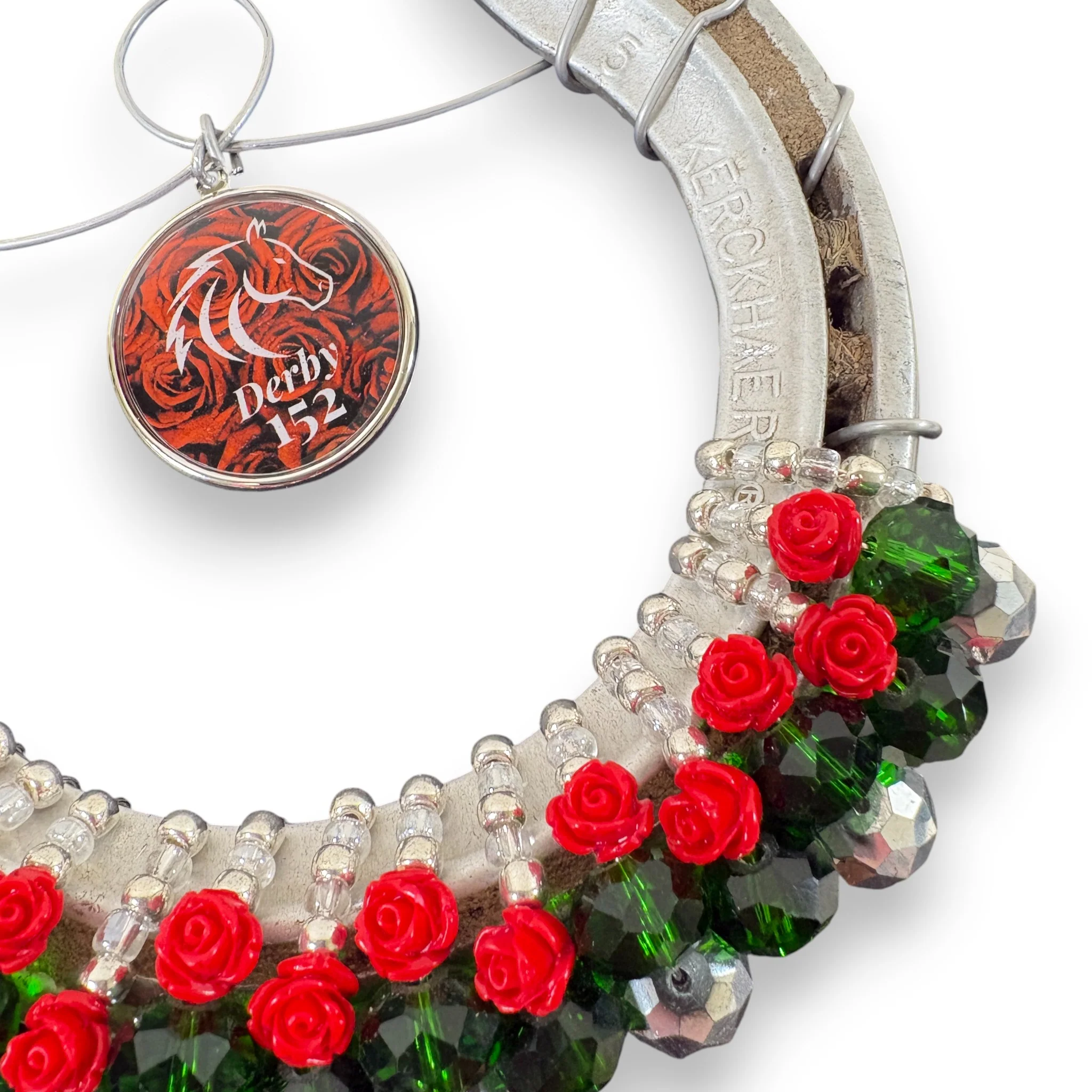 Derby 152 Bejeweled Horseshoe from Churchill Downs | Authentic Commemorative Luck - Image 3