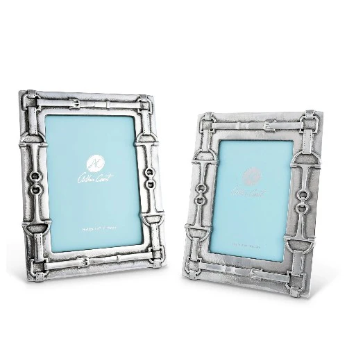 Equestrian Bit Photo Frame | Hand-Engraved Aluminum Alloy Frame in 4x6, 5x7, and 8x10 - Image 4