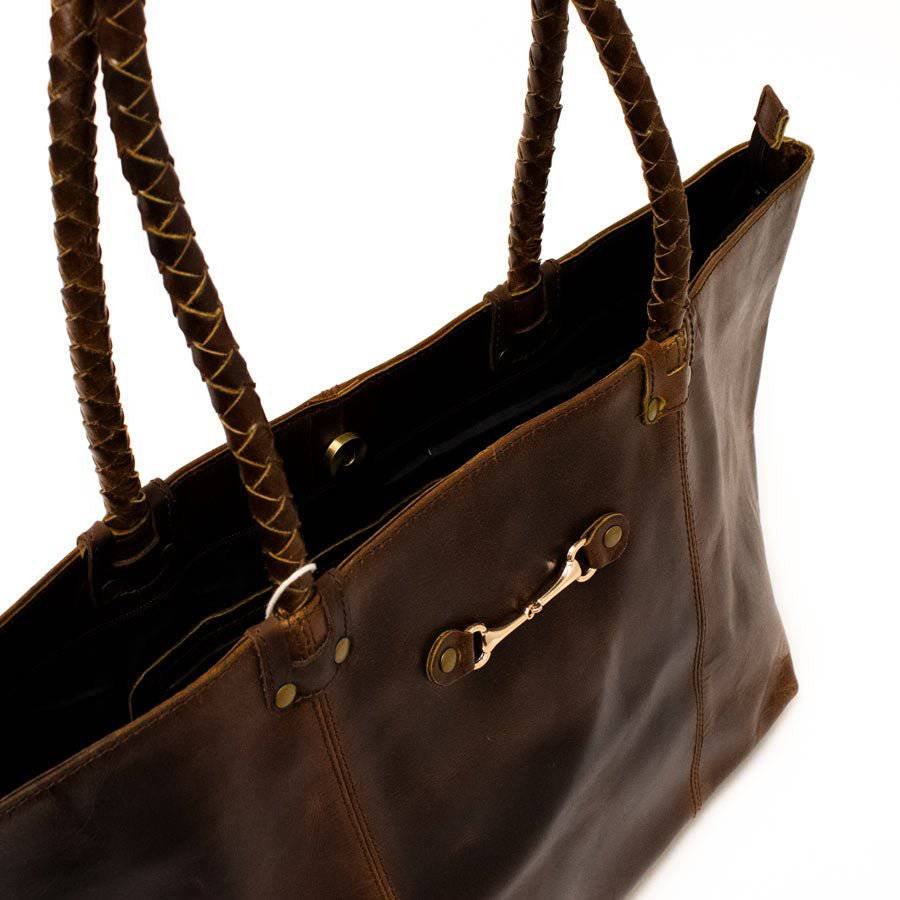 Equestrian Snaffle Bit Leather Purse - Image 4