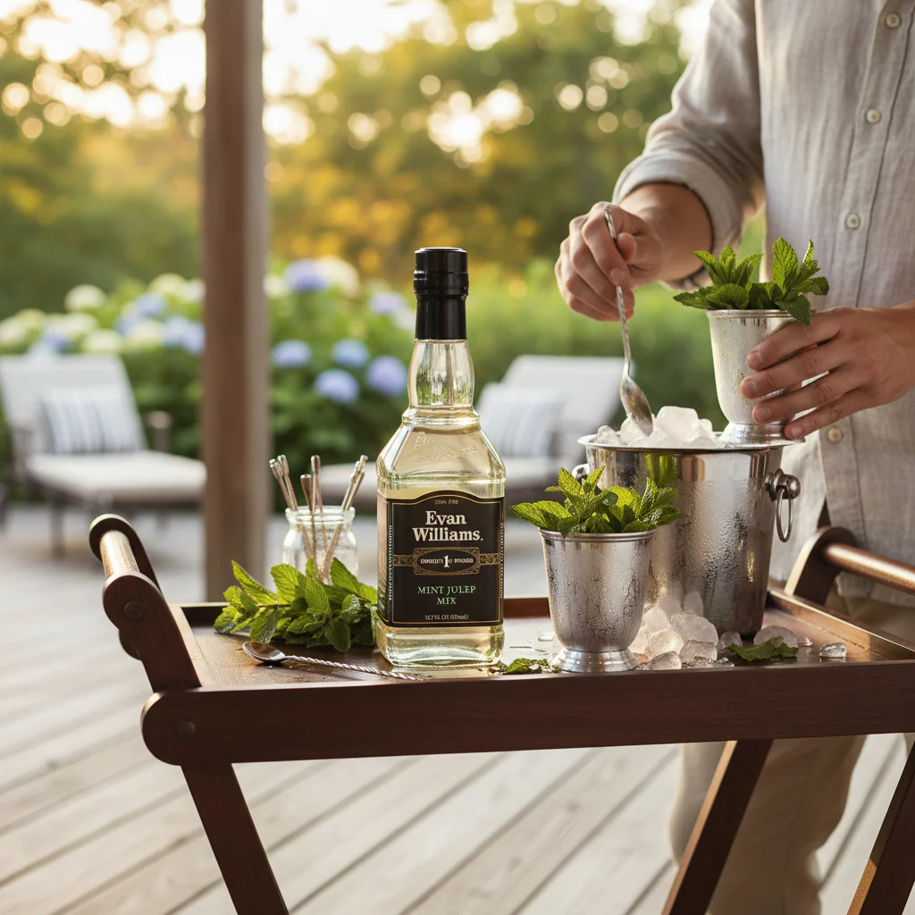 Evan Williams Mint Julep Mix | All-Natural Cocktail & Mocktail Mixer - Image 5