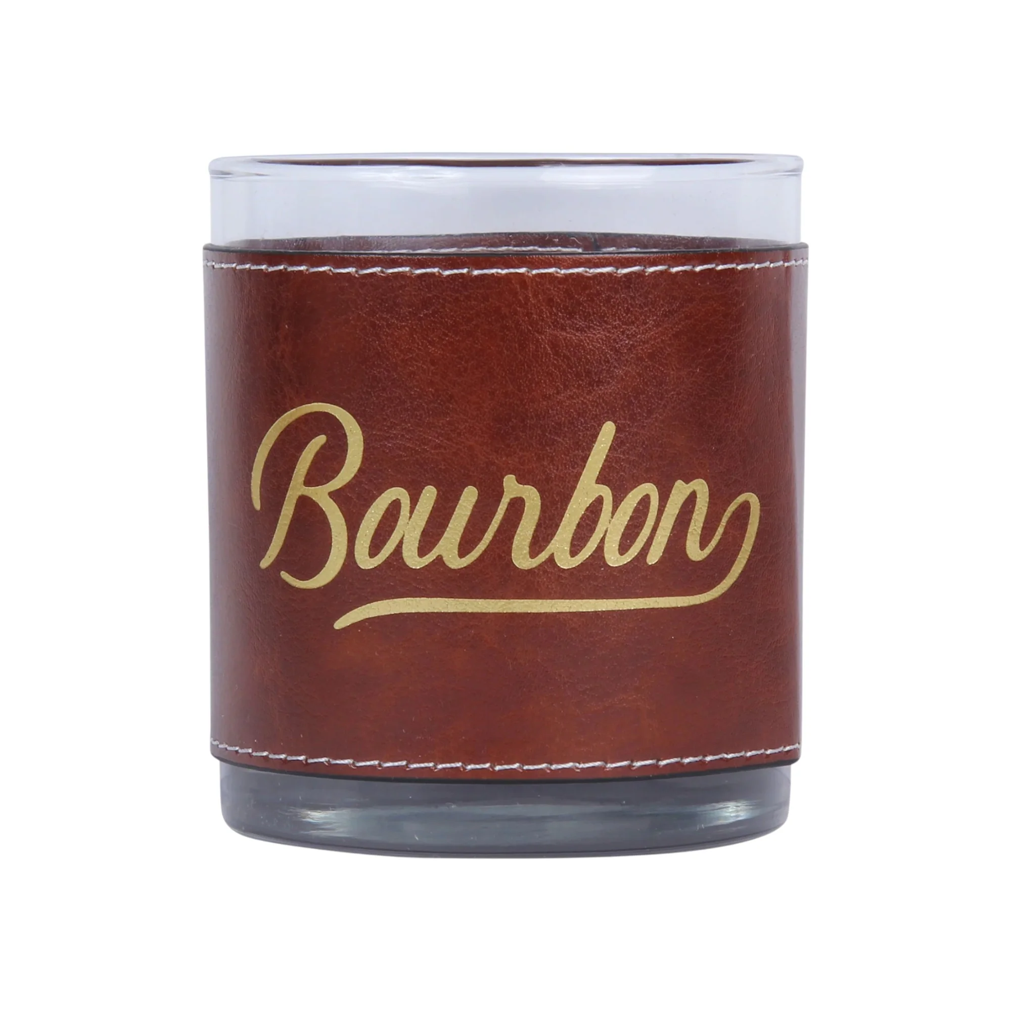 Faux Leather-Wrapped Rocks Glass – Classic Kentucky Designs - Image 6