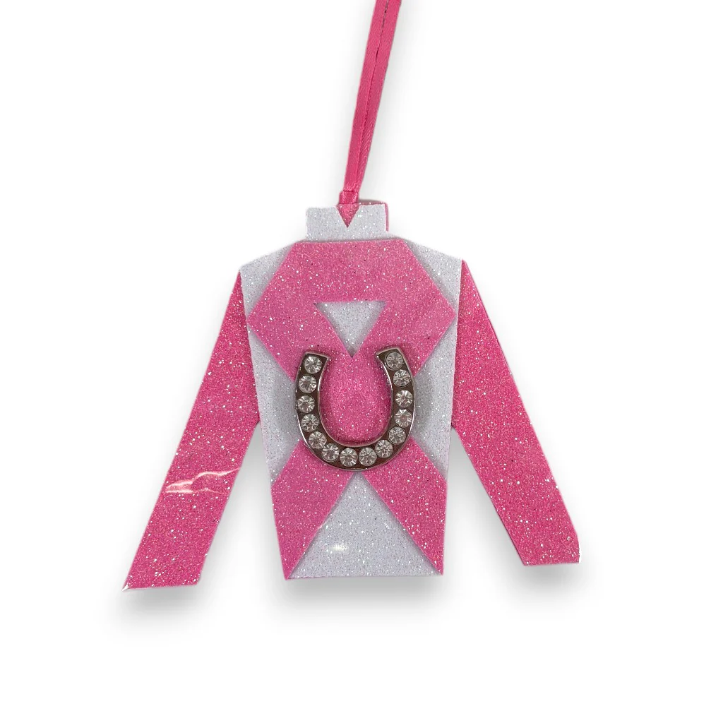 Heather French Henry Handcrafted Jockey Silks Christmas Ornaments | Kentucky Racing Decor - Image 5