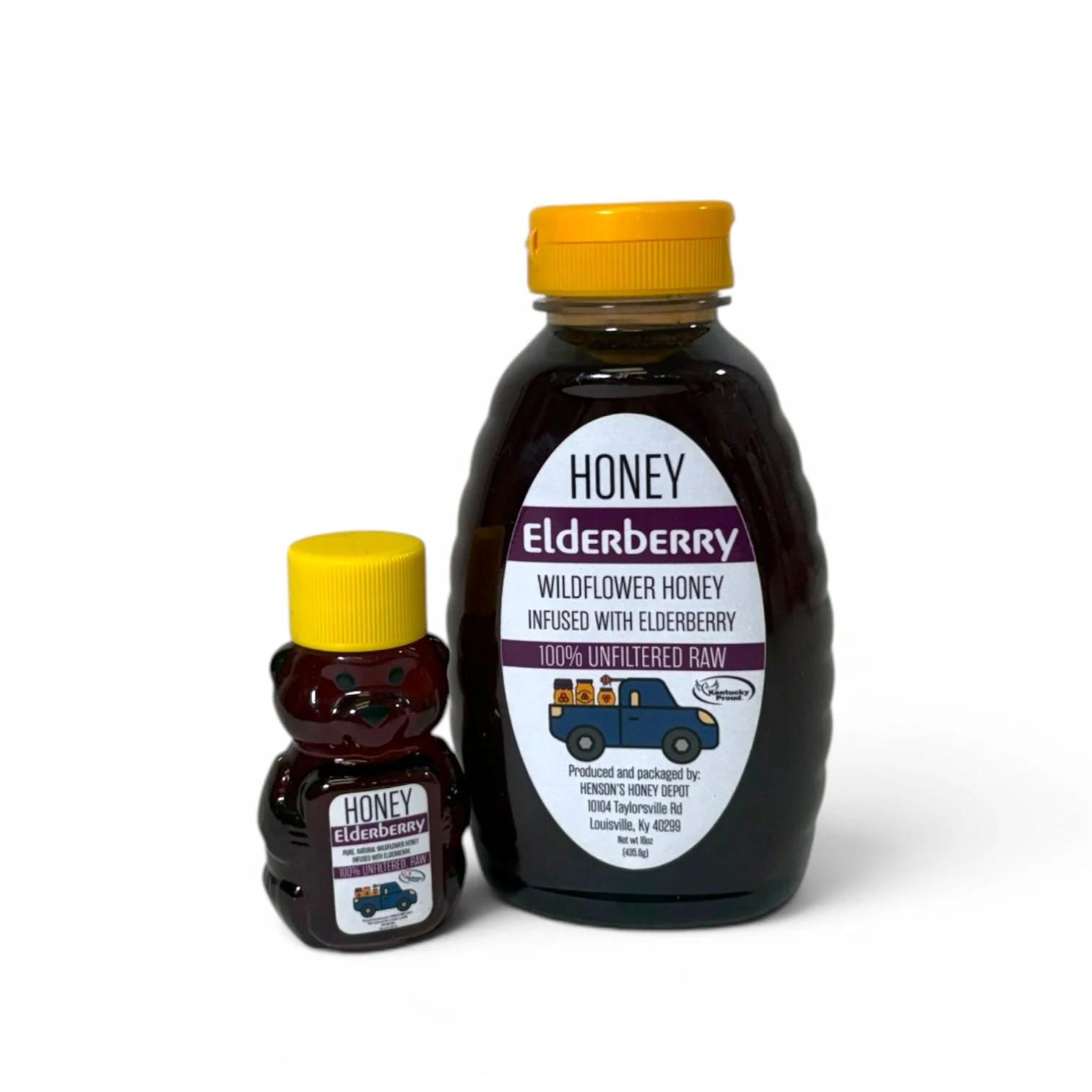 Henson's Honey Depot Raw Honey | Natural, Unfiltered Kentucky Honey in 6 Flavors: Wildflower, Bourbon, Hot Honey, Cinnamon Vanilla, Elderberry & Lavender - Image 5
