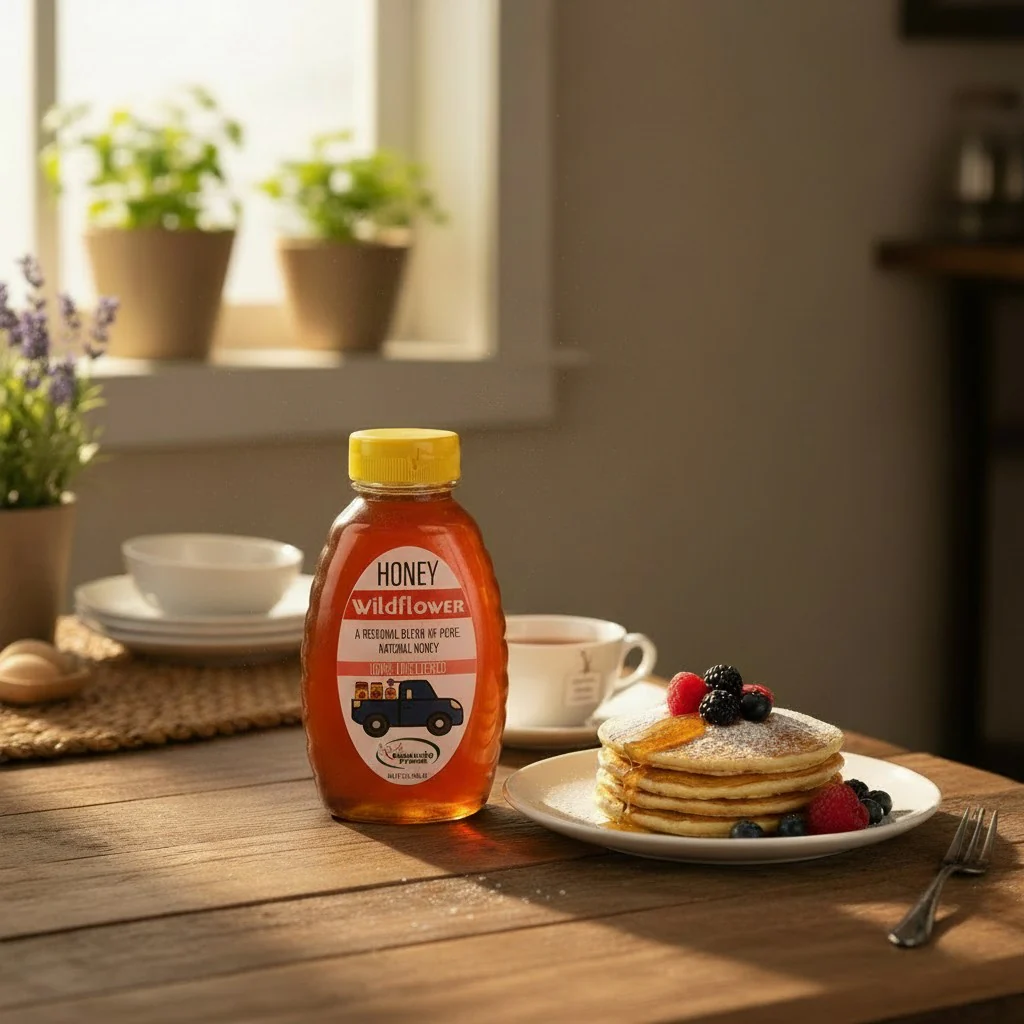 Henson's Honey Depot Raw Honey | Natural, Unfiltered Kentucky Honey in 6 Flavors: Wildflower, Bourbon, Hot Honey, Cinnamon Vanilla, Elderberry & Lavender - Image 8