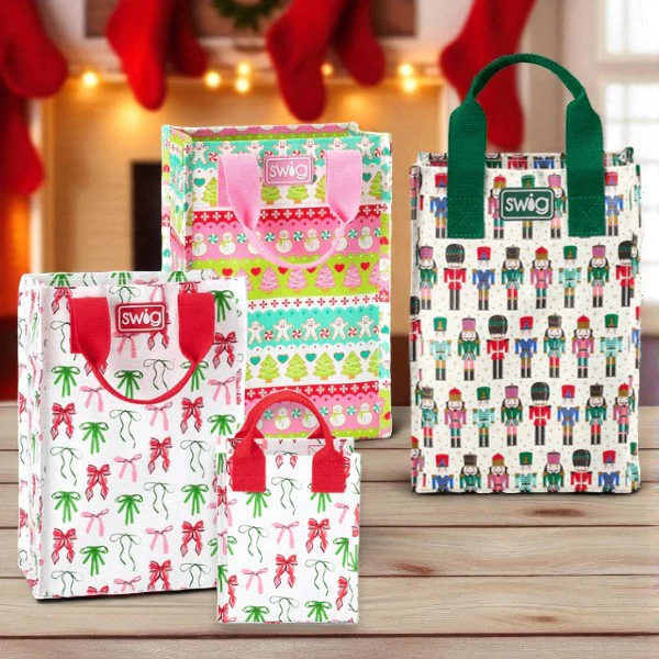 Holiday Drinkware Accessories – Coozie, Pouch, Straw Toppers & Bags - Image 4
