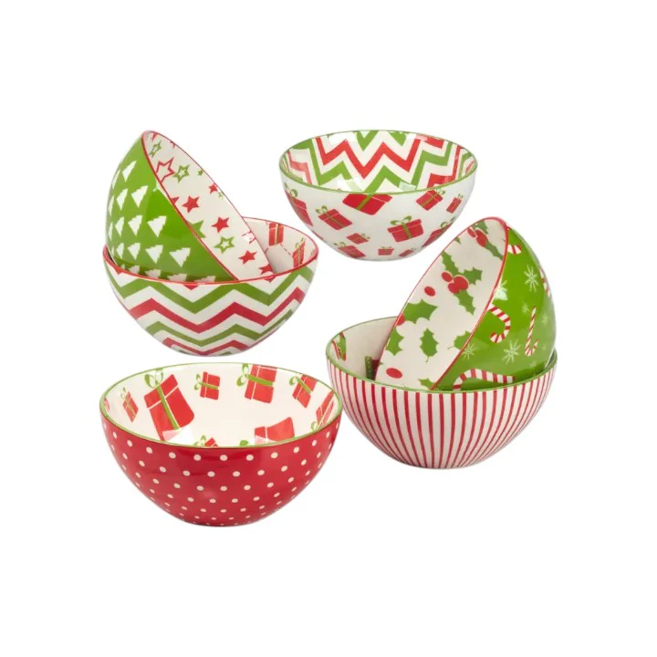 Holiday Fun Christmas Bowl – 6” (Assorted Styles) - Image 4