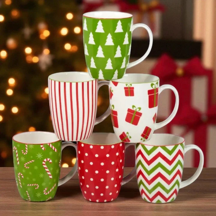 Holiday Fun Christmas Mug – 14 oz. (Assorted Styles)