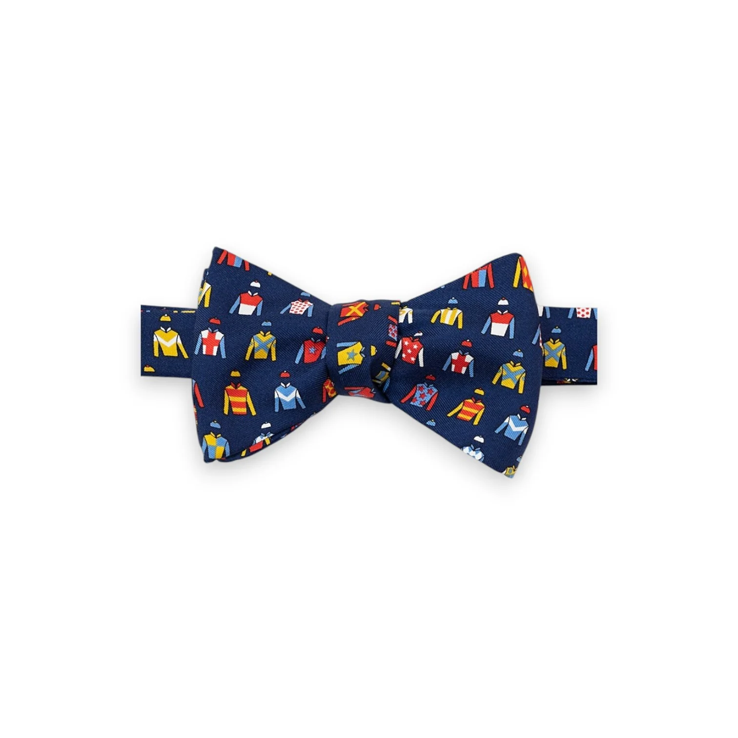 Jockey Chic 100% Silk Tie & Bow Tie - Kentucky Derby Equestrian Pattern - Image 4