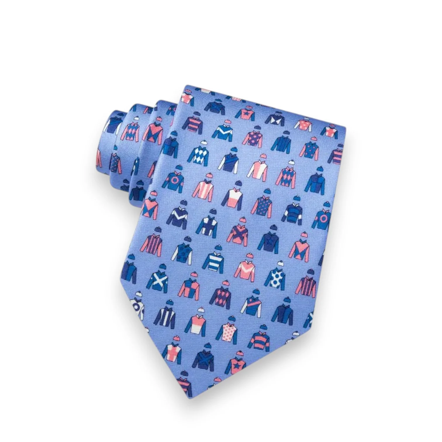 Jockey Chic 100% Silk Tie & Bow Tie - Kentucky Derby Equestrian Pattern - Image 5