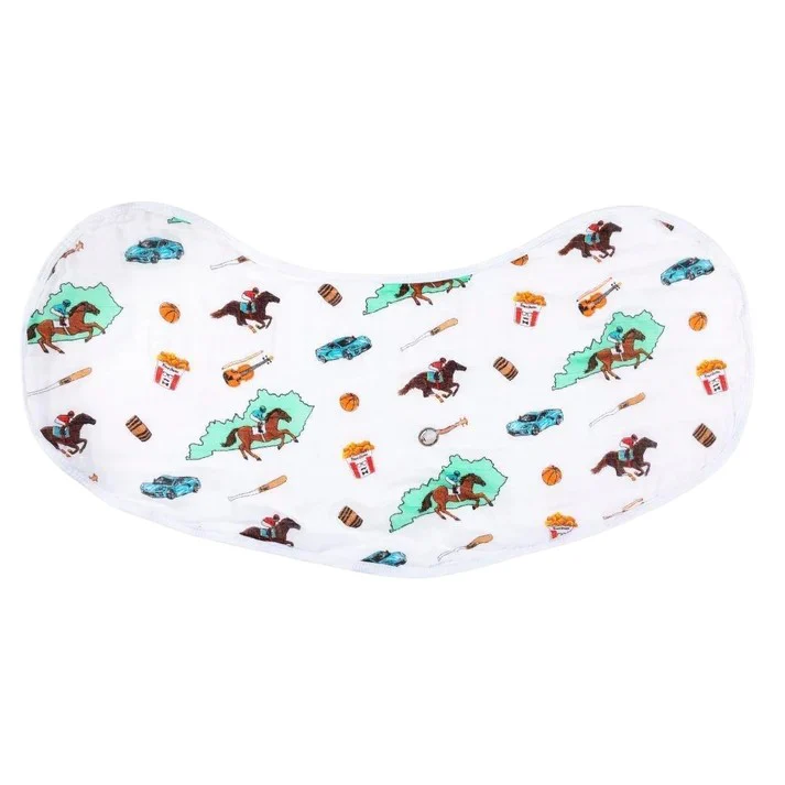 Kentucky Baby 2-in-1 Burp Cloth & Wraparound Bib - Image 2