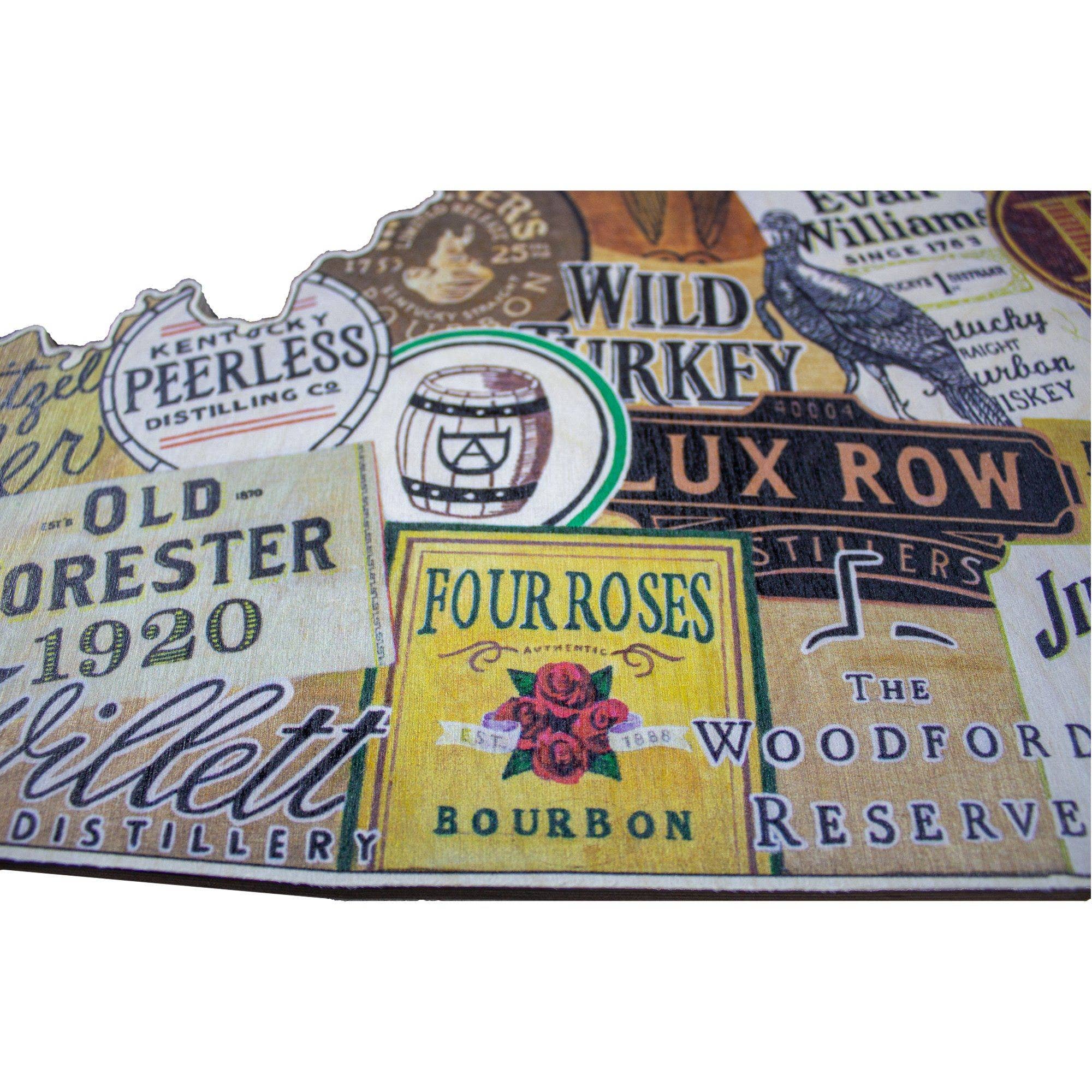 Kentucky Bourbon Sign | Brushed Aluminum Wall Art - Image 6
