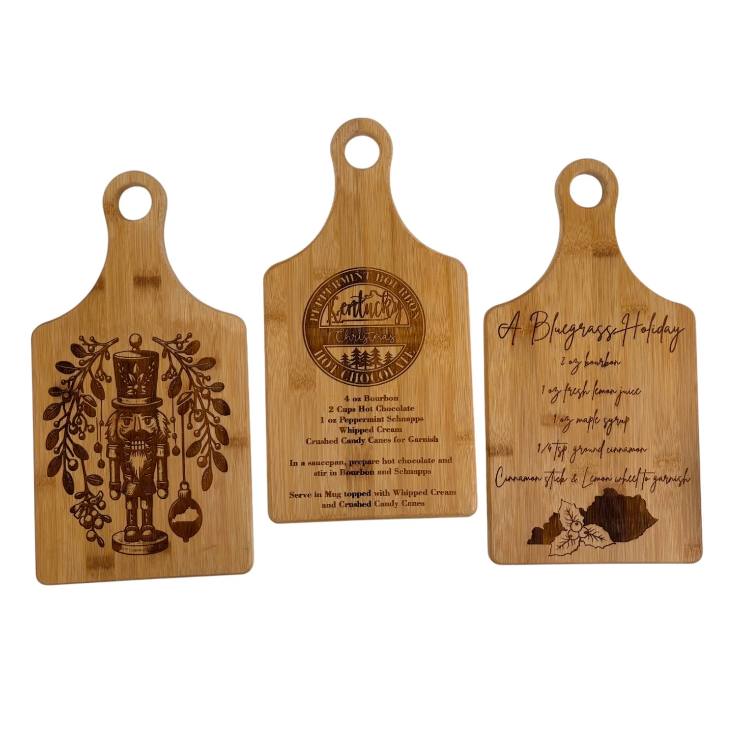 Kentucky Christmas Bamboo Cutting Boards - Image 8