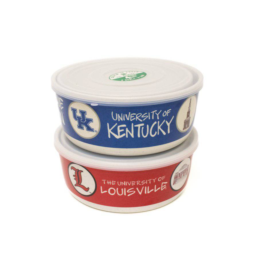 Kentucky Collegiate Bowl Set with Lids - Image 2