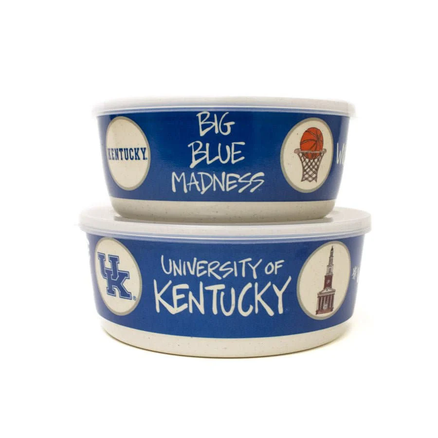 Kentucky Collegiate Bowl Set with Lids - Image 4
