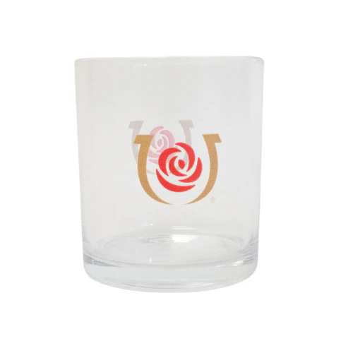 Kentucky Derby Icon Glass – Official Souvenir Glass with Rose & Horseshoe Emblem