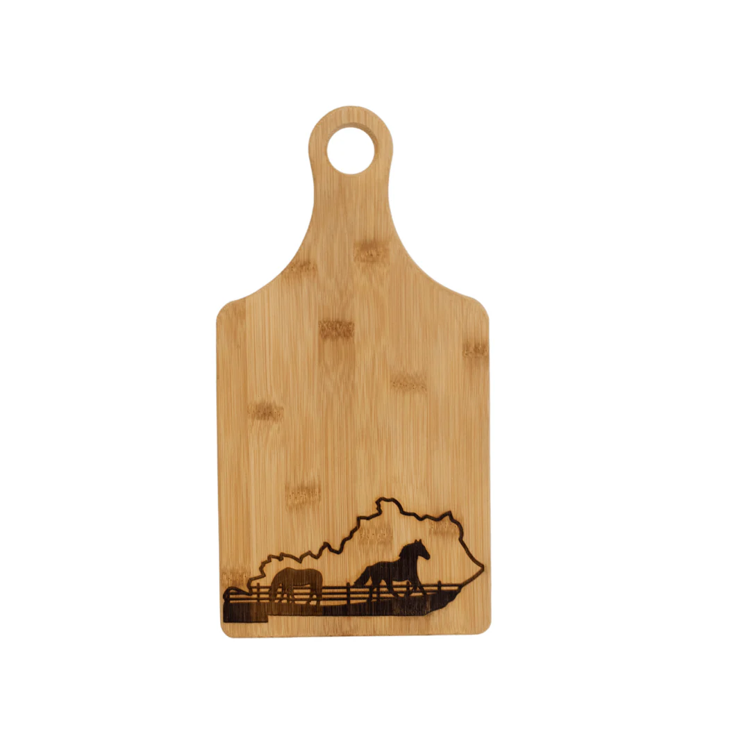 Kentucky Horse Bamboo Cutting Board