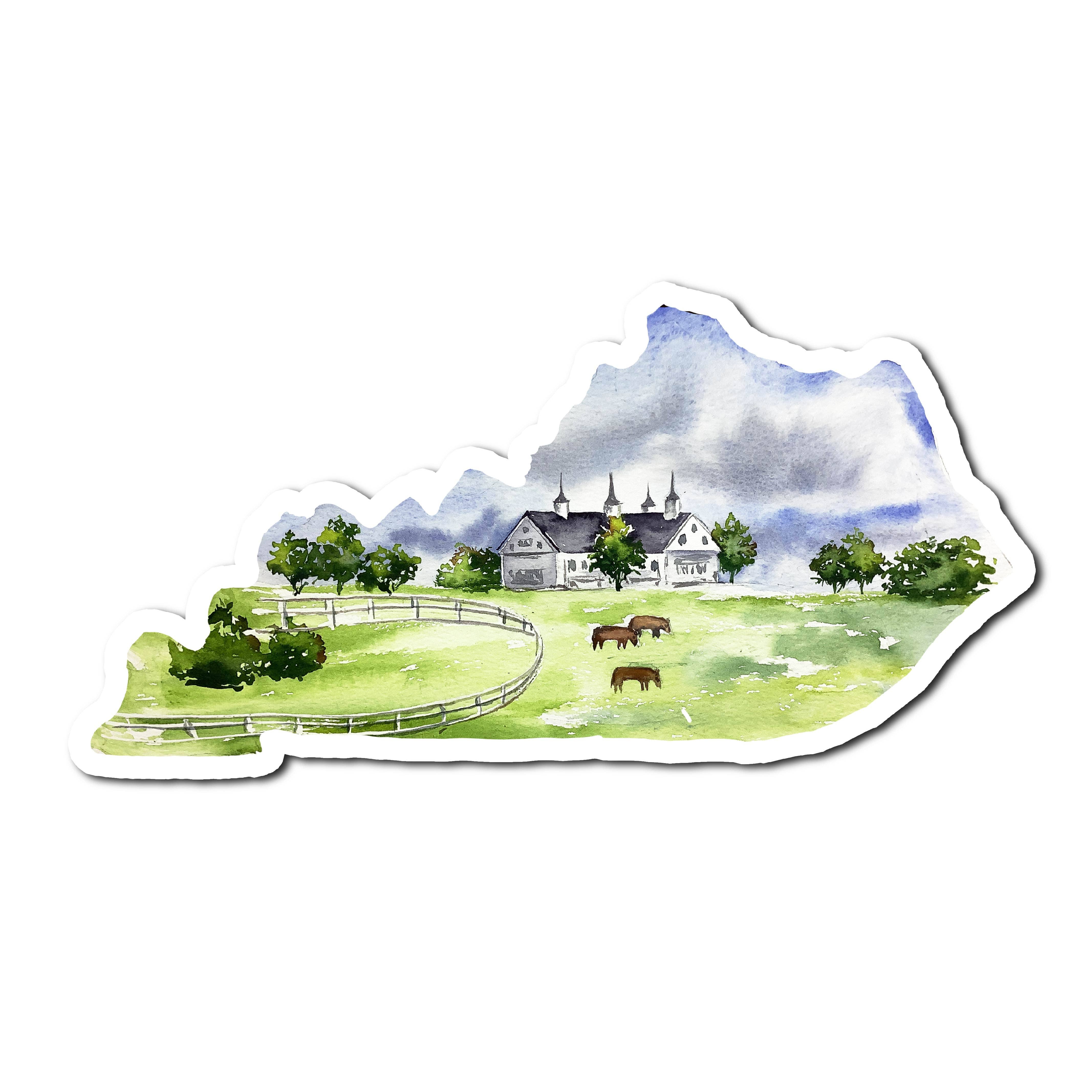 Kentucky Horse Farm Sticker