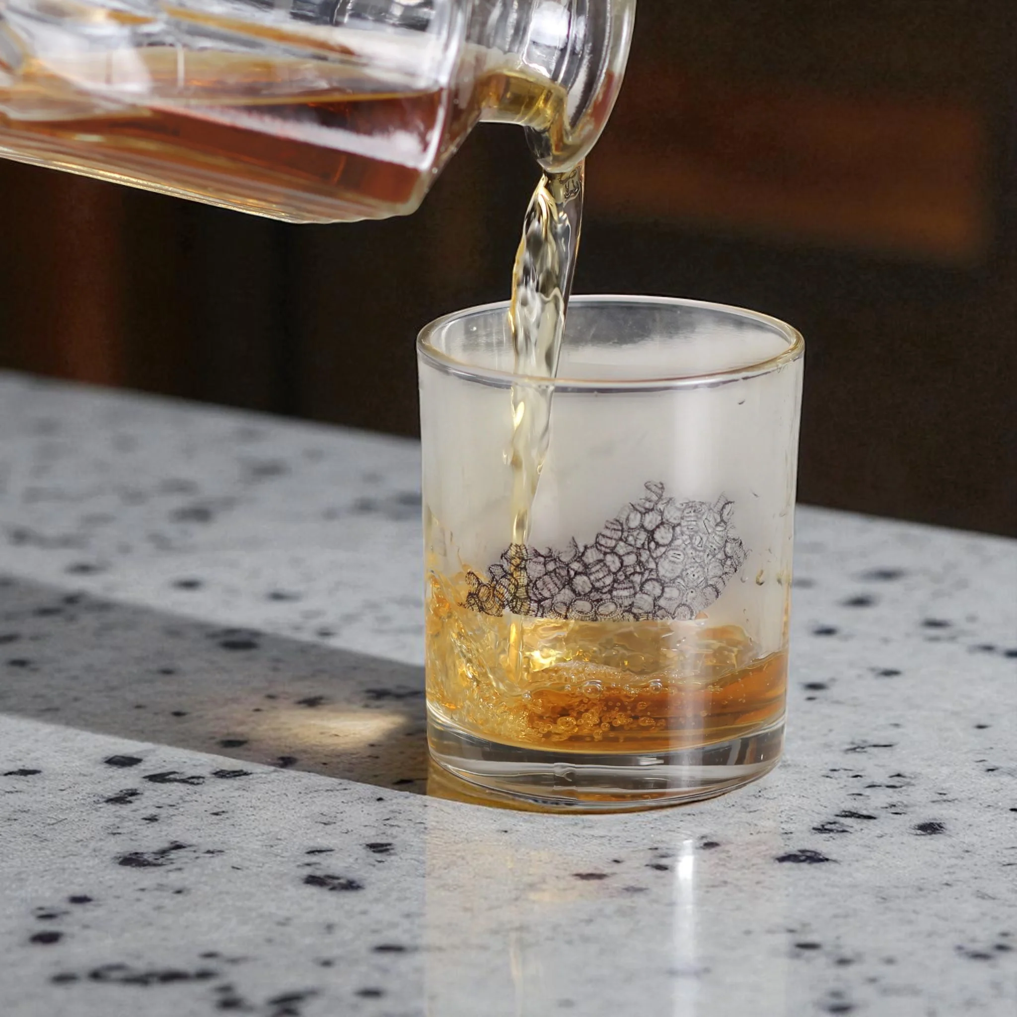Kentucky Shape Bourbon Barrels Rocks Glass - Image 2