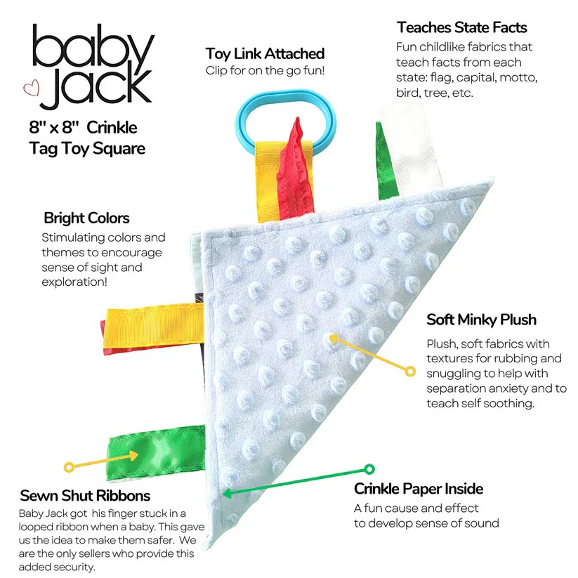 Learning Lovey Crinkle Tag Square - Image 4