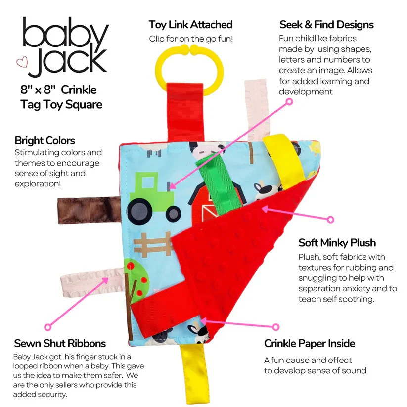 Learning Lovey Crinkle Tag Square - Image 9