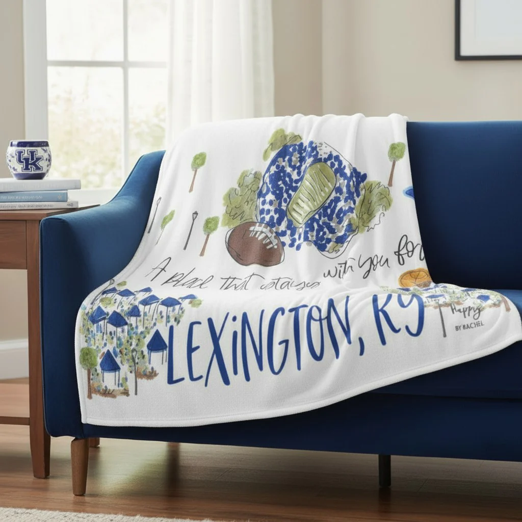 Lexington Saturdays Game Day Fleece Blanket - Image 2
