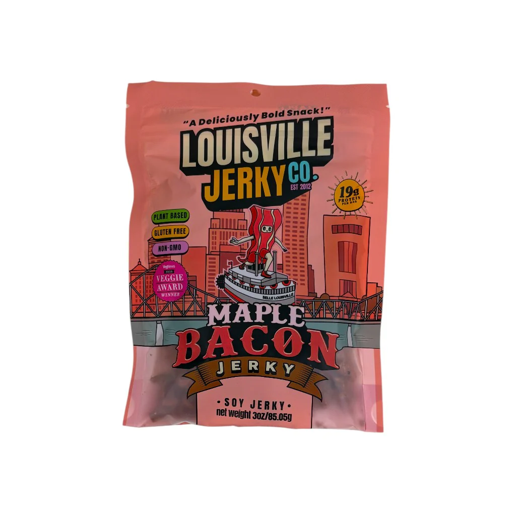 Louisville Vegan Jerky Co. | Plant-Based Jerky Snacks (3oz Bag) - Image 3