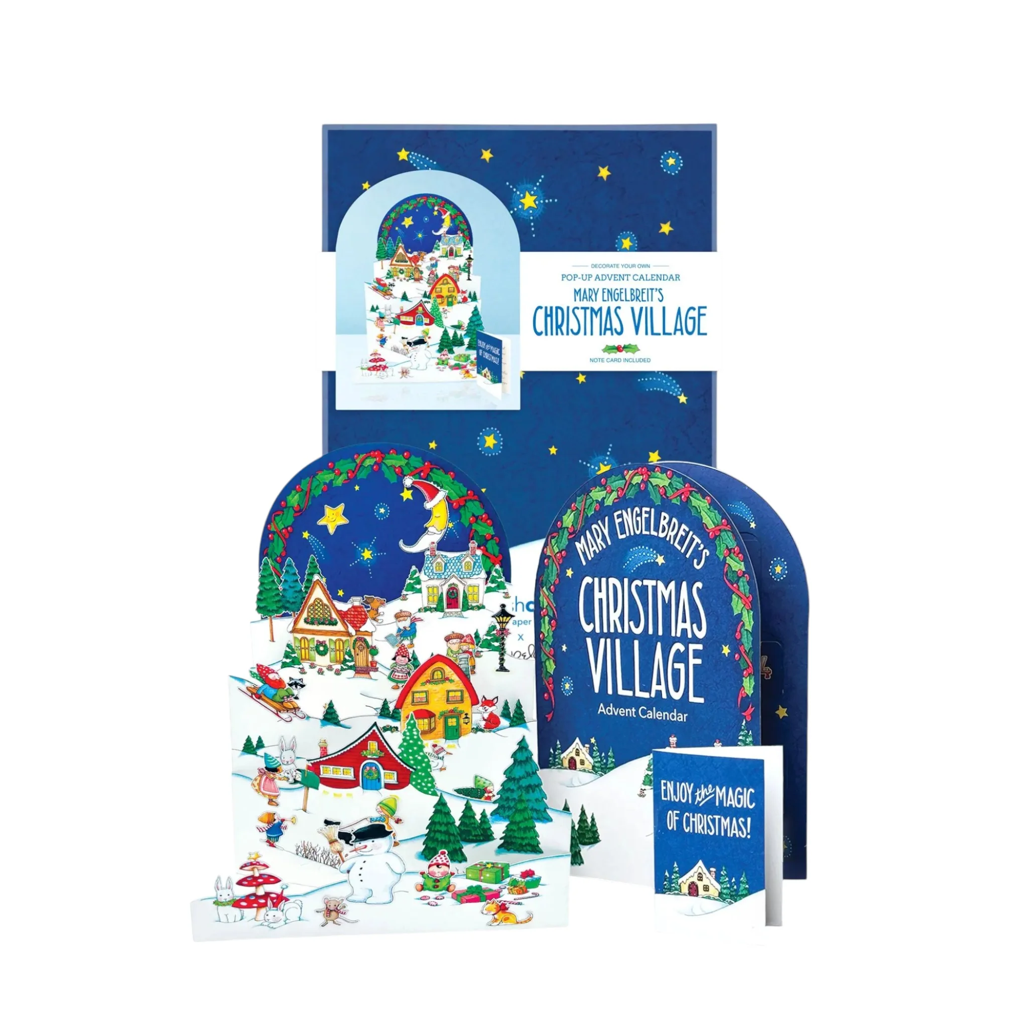 Mary Engelbreit Christmas Village Advent Calendar – Pop-Up Holiday Countdown