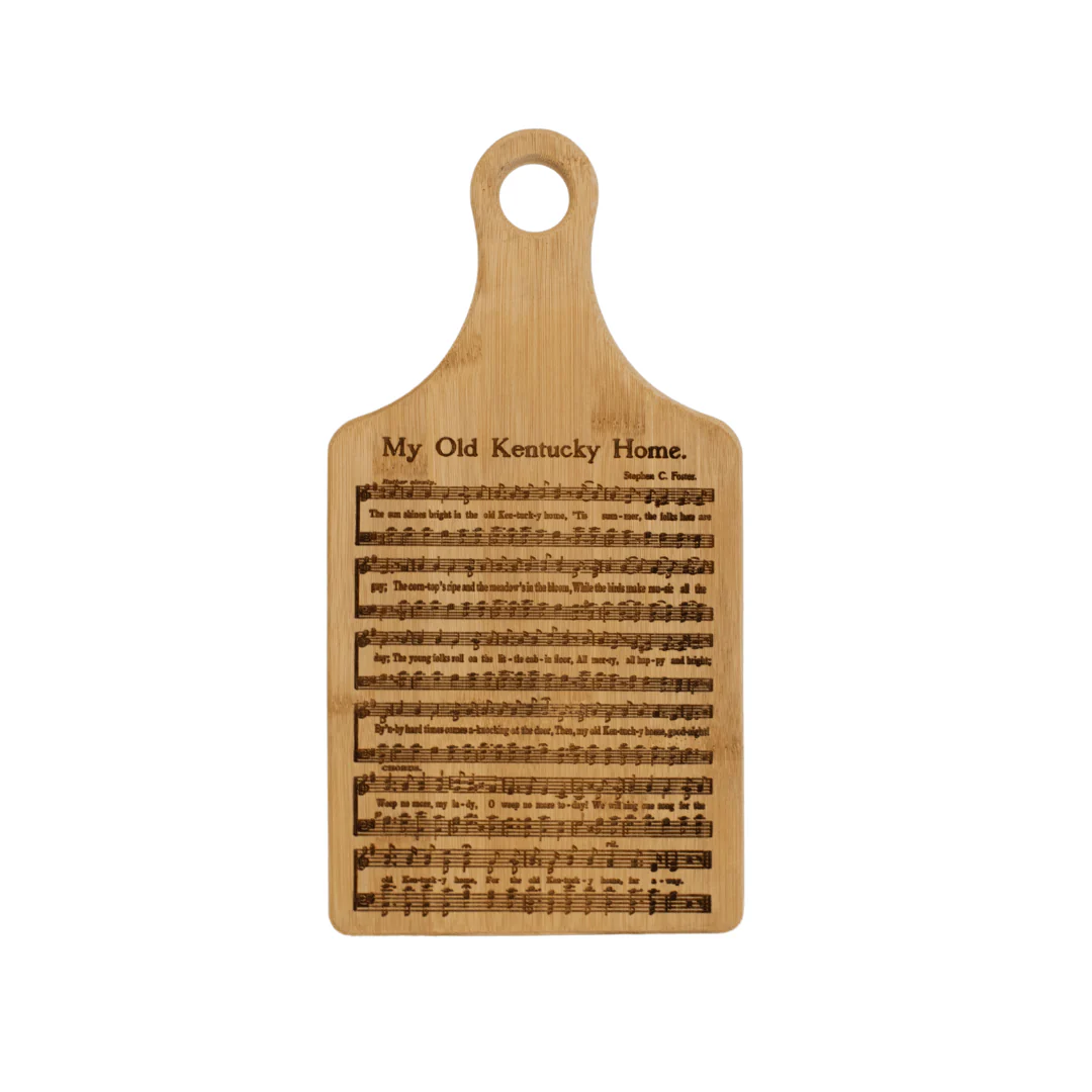 My Old Kentucky Home Bamboo Cutting Board