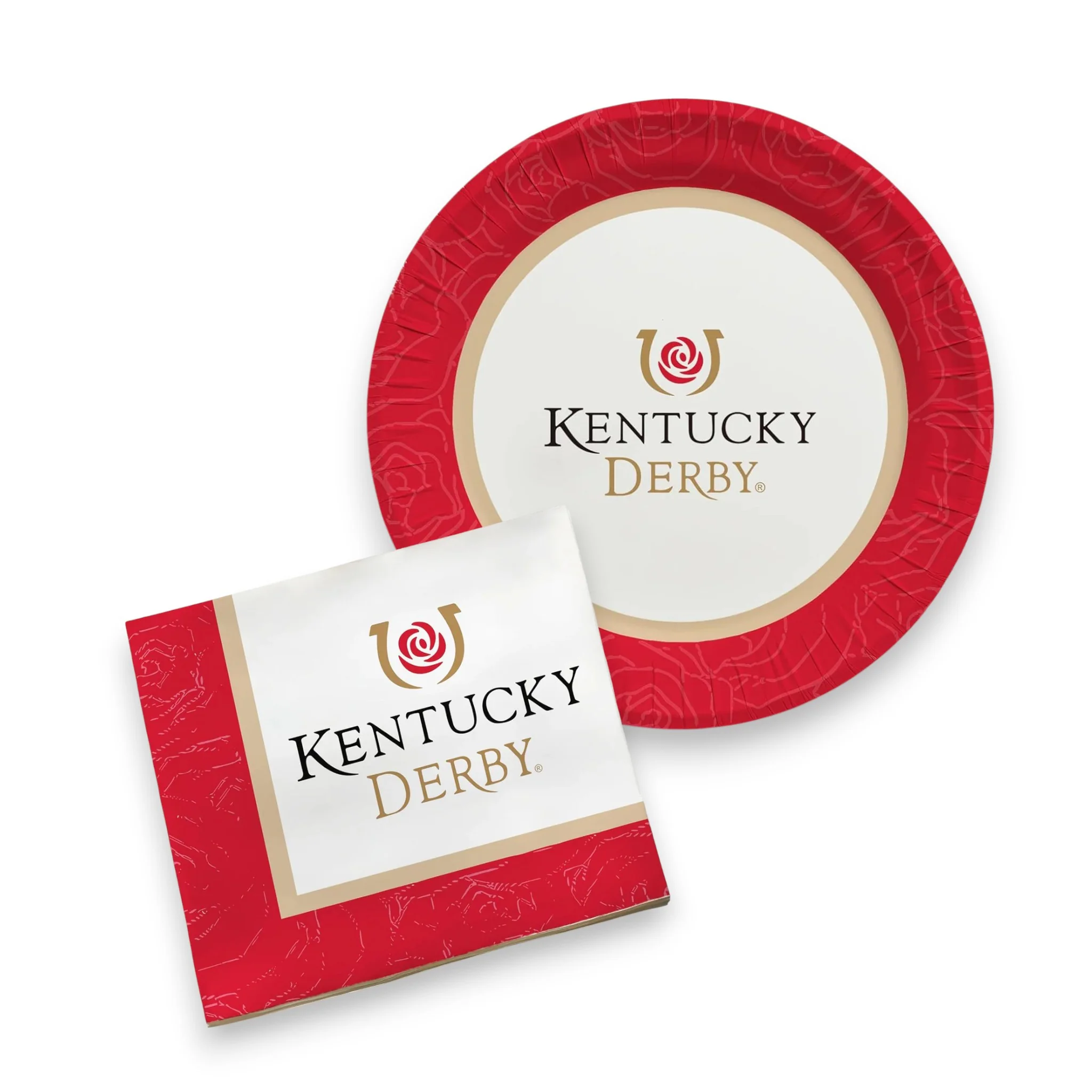 Official Kentucky Derby Tableware - Plates & Napkins