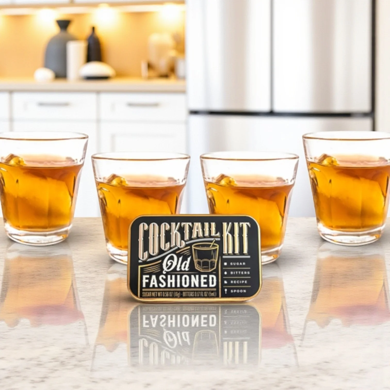 Old Fashioned Cocktail Kit – Makes 4 Drinks - Image 3