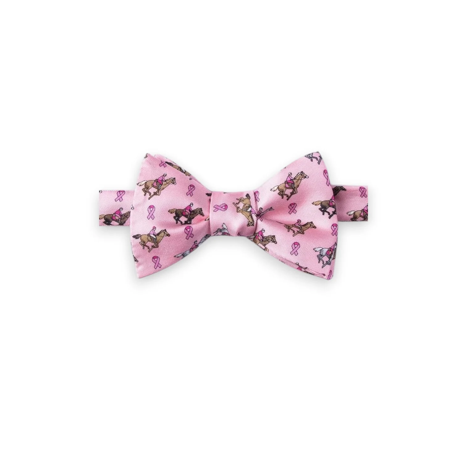Race for the Cure Silk Tie - Breast Cancer Awareness Pattern - Image 4