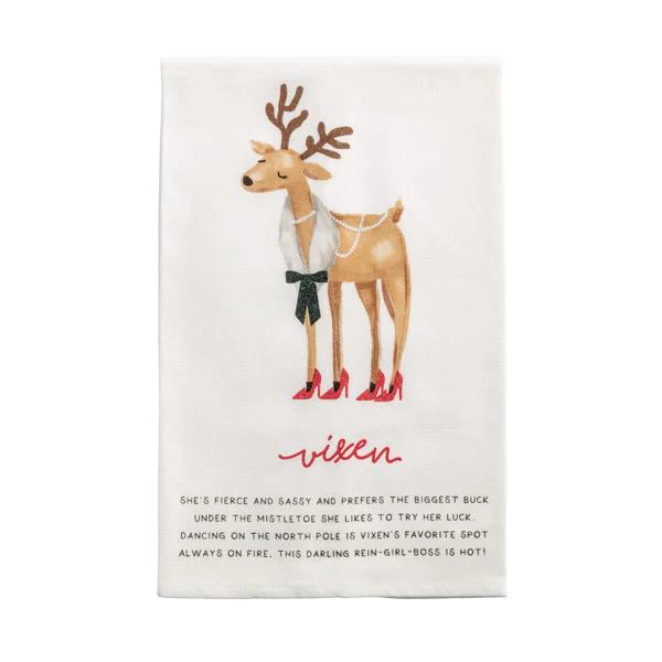 Reindeer Poem Tea Towels – 9 Festive Designs - Image 10