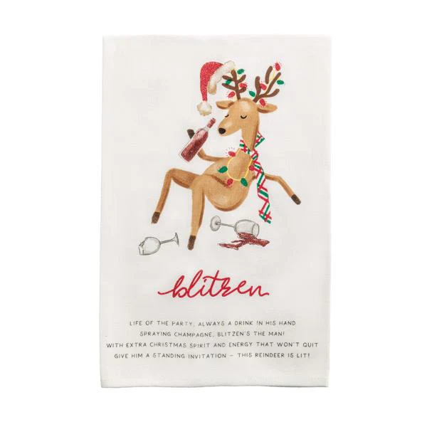 Reindeer Poem Tea Towels – 9 Festive Designs - Image 2