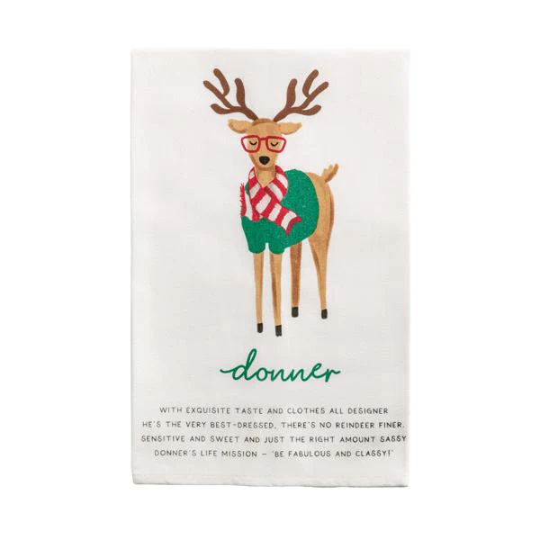 Reindeer Poem Tea Towels – 9 Festive Designs - Image 7