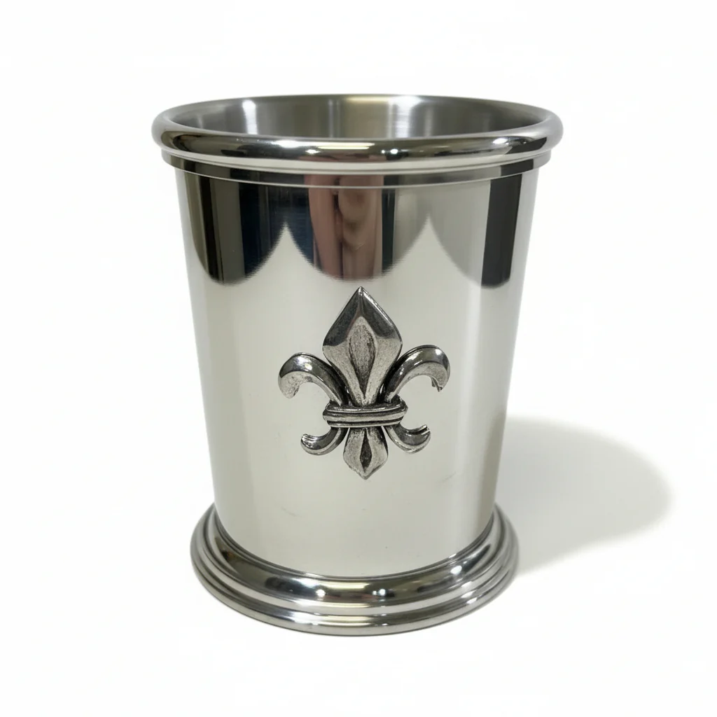 Salisbury Kentucky Mint Julep Cup | 9 oz. Polished Pewter | Multiple Designs - Image 3