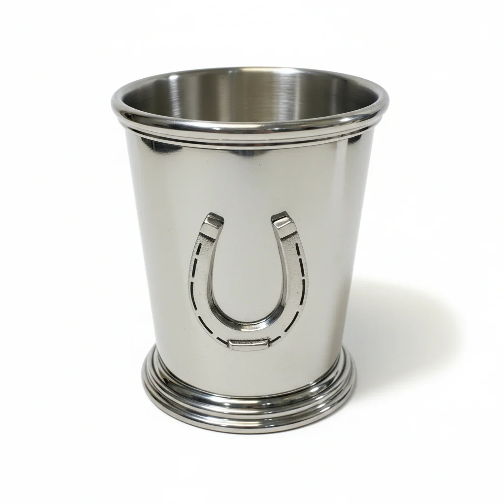 Salisbury Kentucky Mint Julep Cup | 9 oz. Polished Pewter | Multiple Designs - Image 5