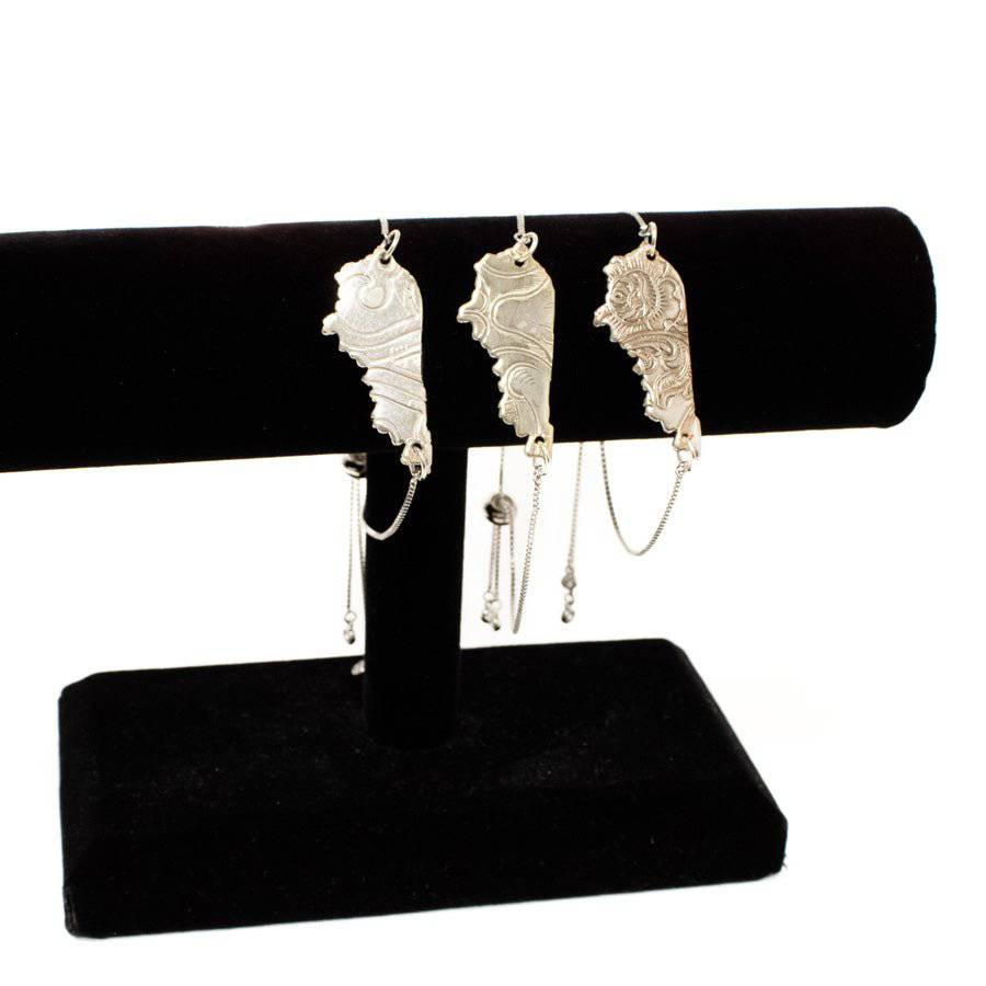 Silver Kentucky Shape Adjustable Bracelet - Image 2