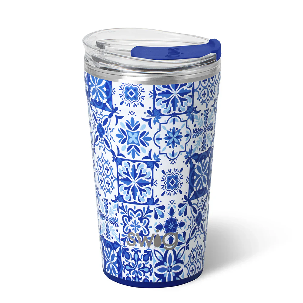 Swig Life Indigo Tiles | Leakproof Travel Mug - Image 5