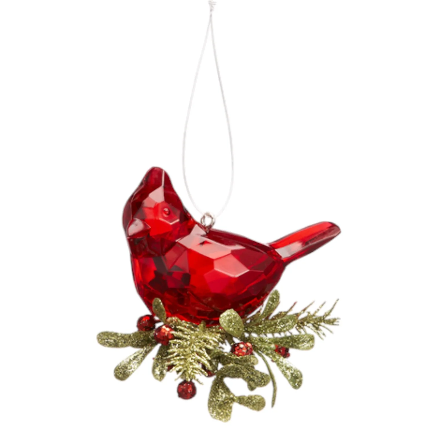 Teeny Kissing Krystal Cardinal Ornaments - Image 3