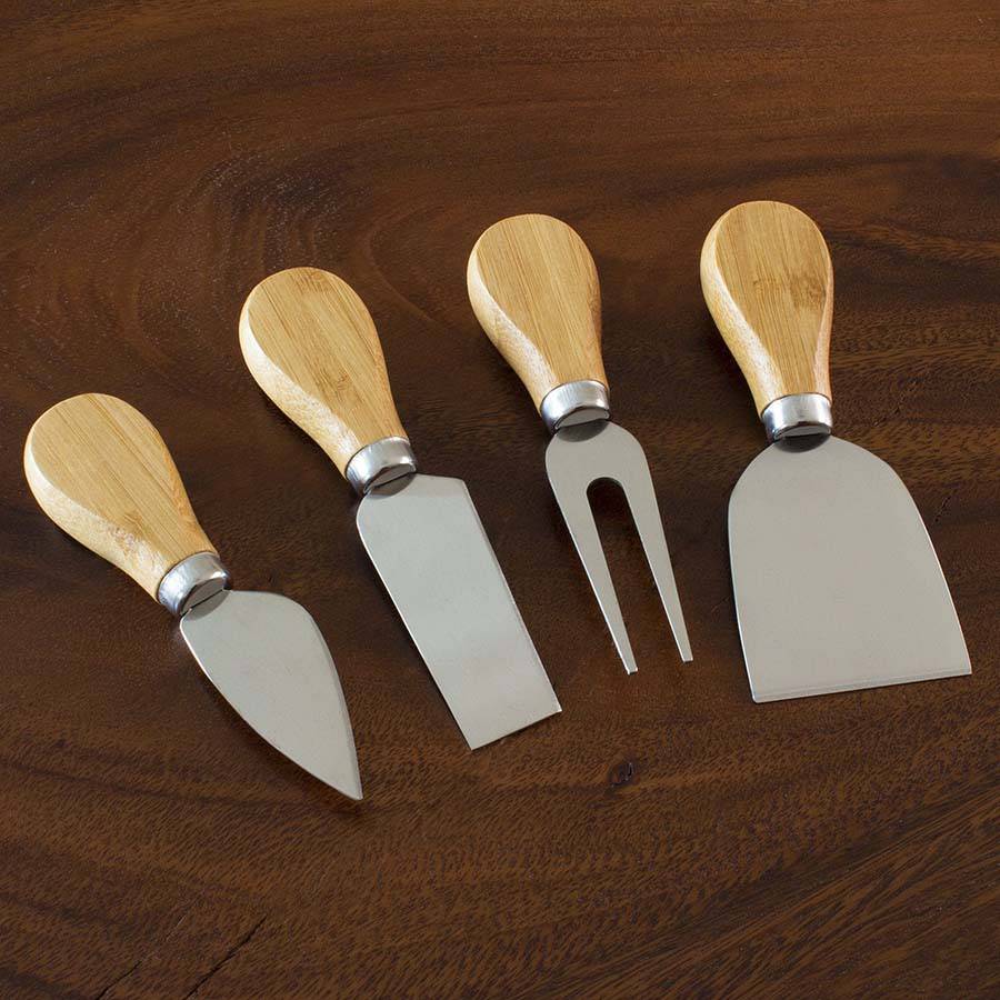 Totally Bamboo 4 Piece Cheese Tool Set - Image 4