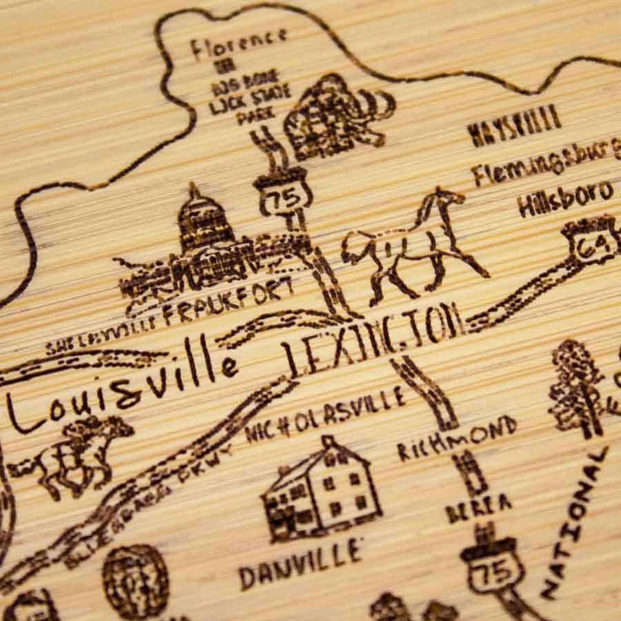 Totally Bamboo A Slice of Life Serving & Cutting Board - Image 3